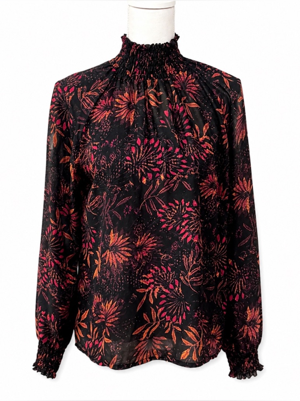 H&M Conscious Floral Blouse Size 6